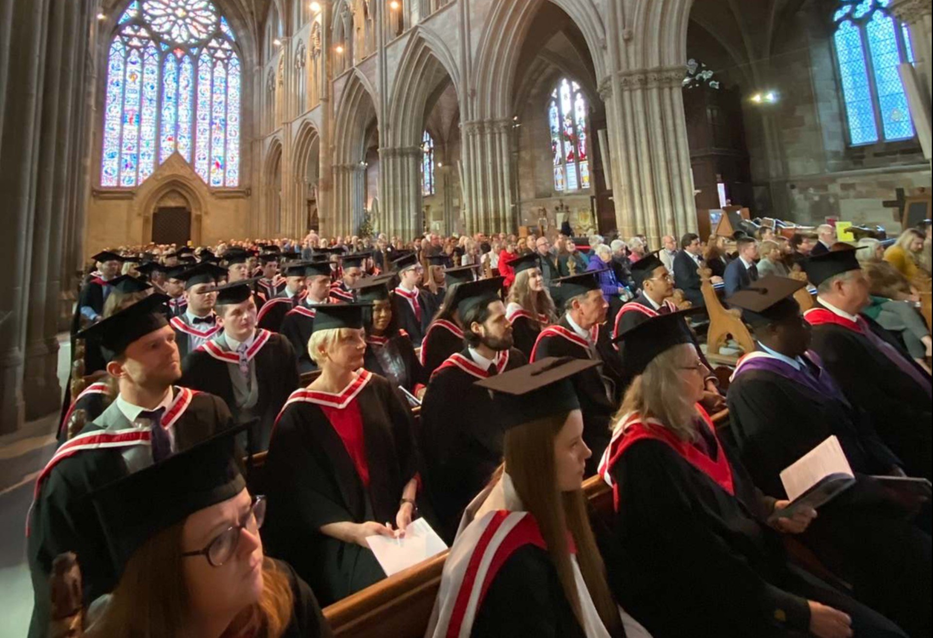 Students sitting