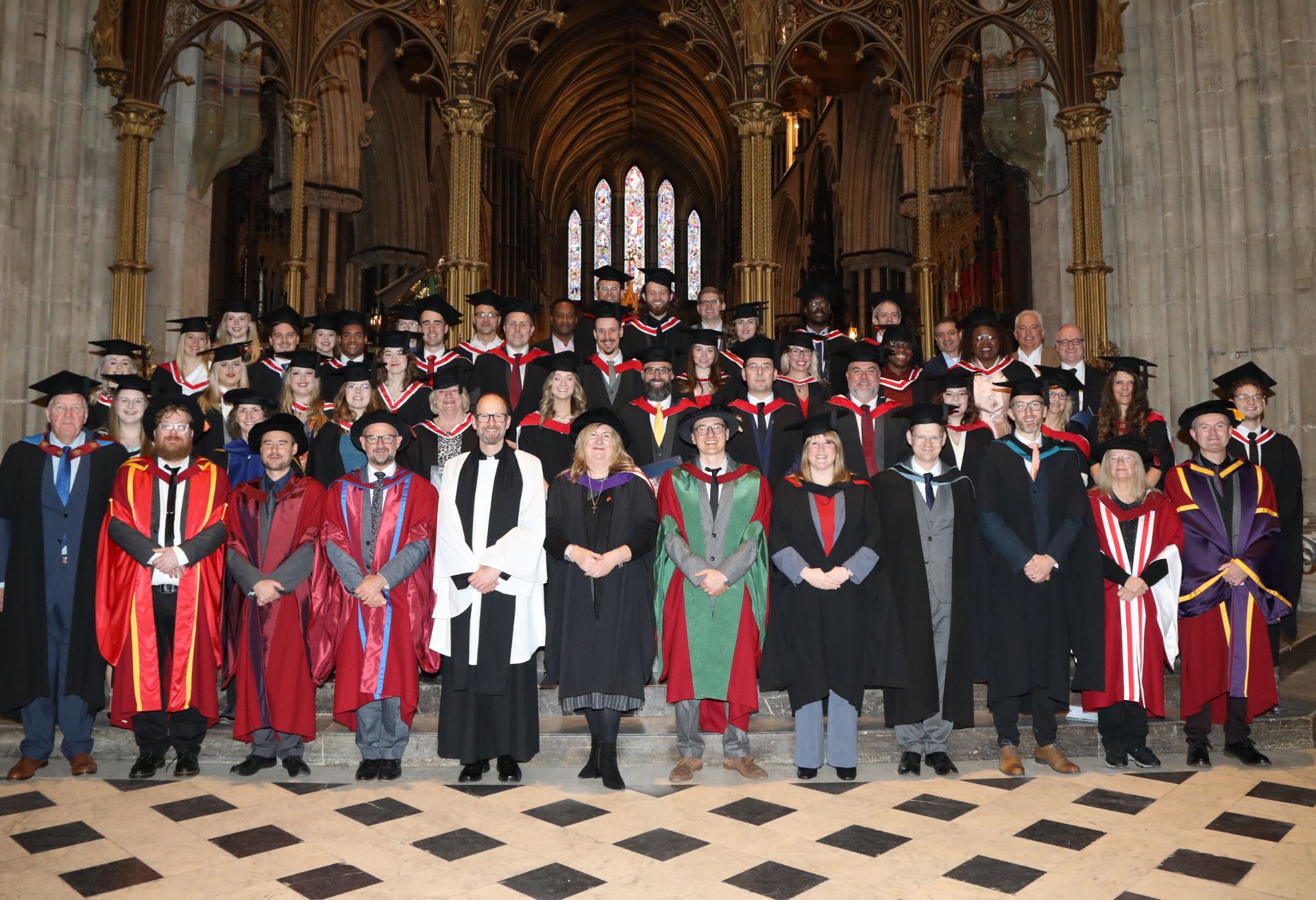 Photograph of Regents graduation ceremony