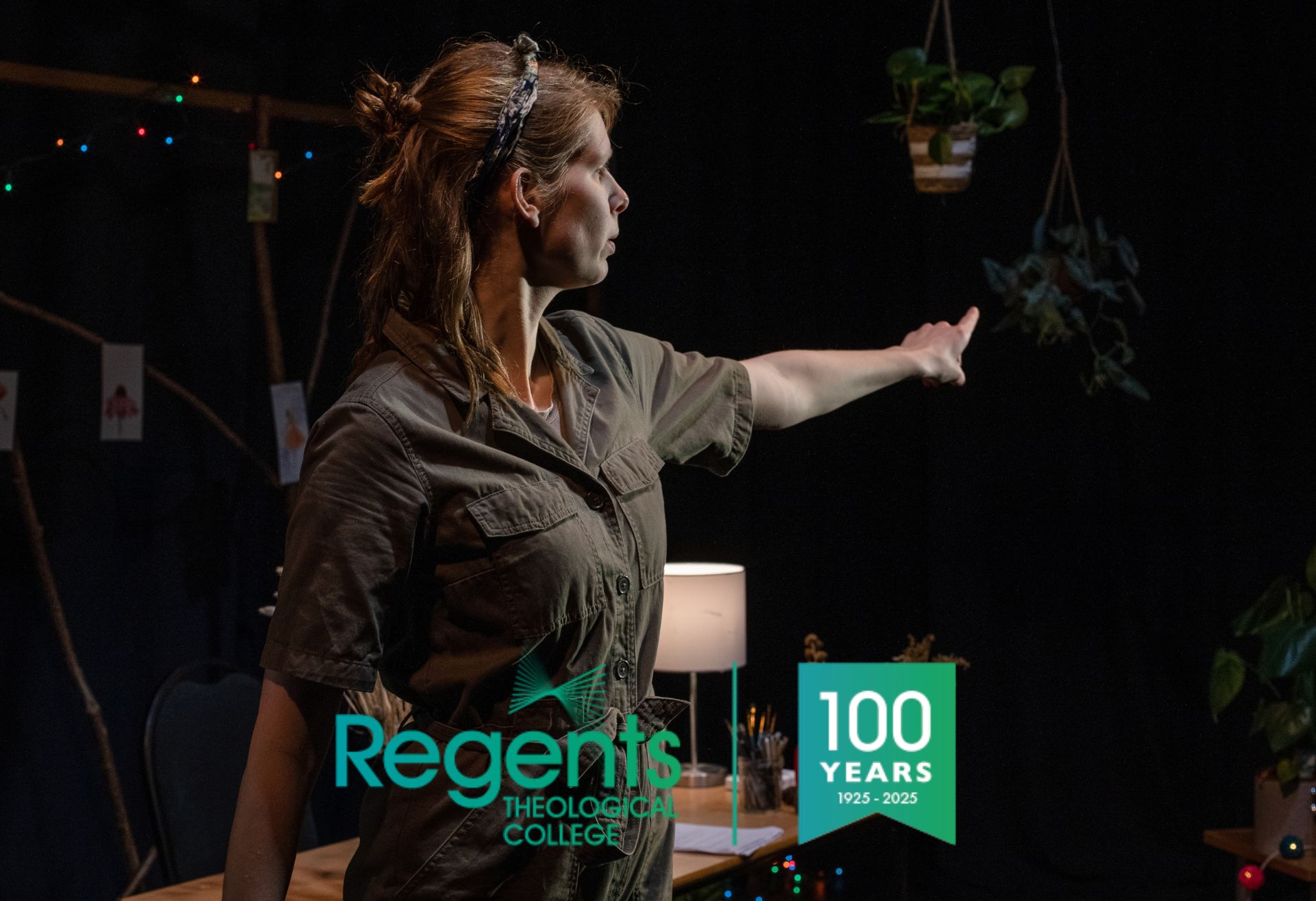 Image of a Regents student performing on stage